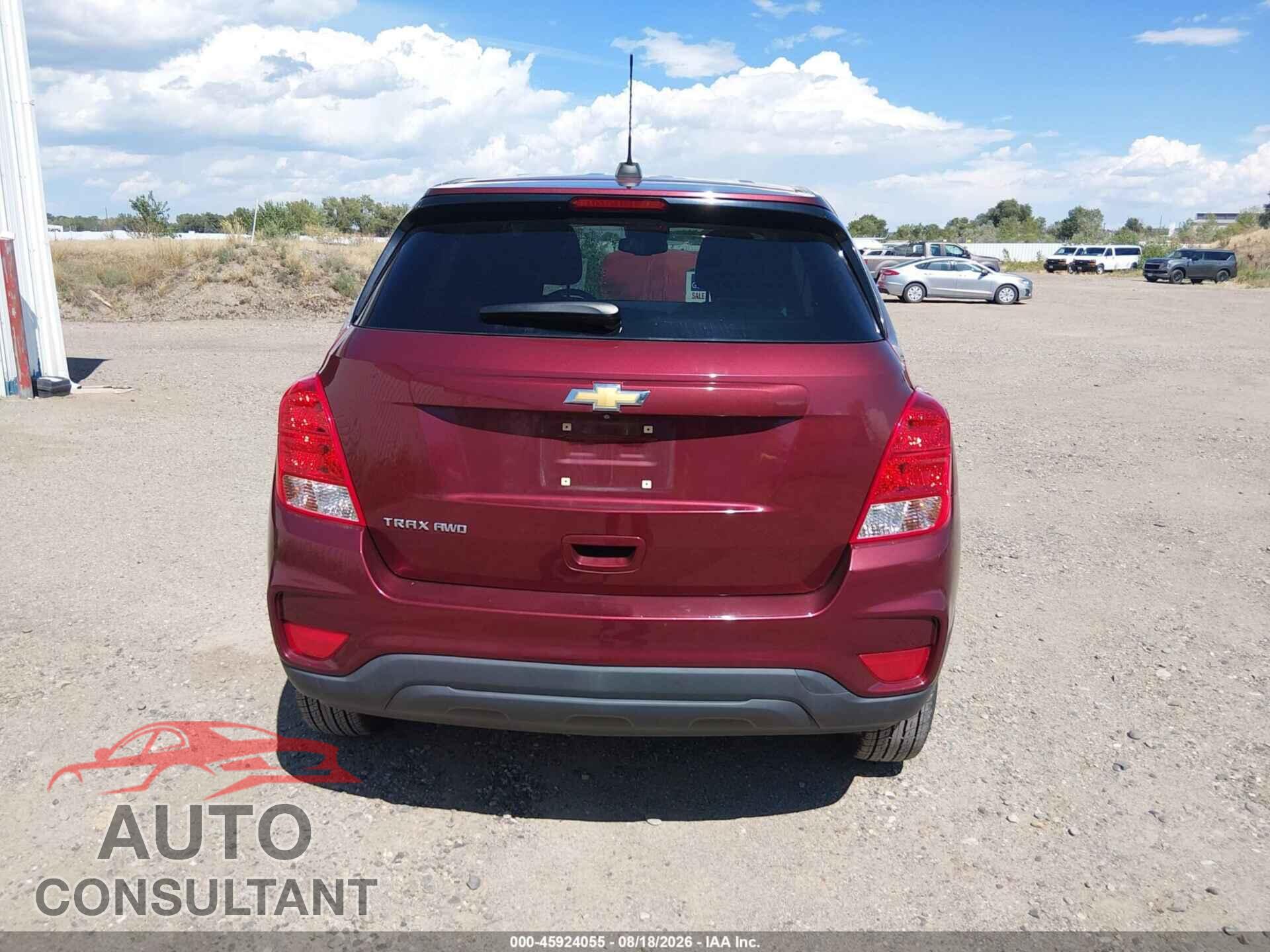 CHEVROLET TRAX 2017 - 3GNCJNSB3HL242258