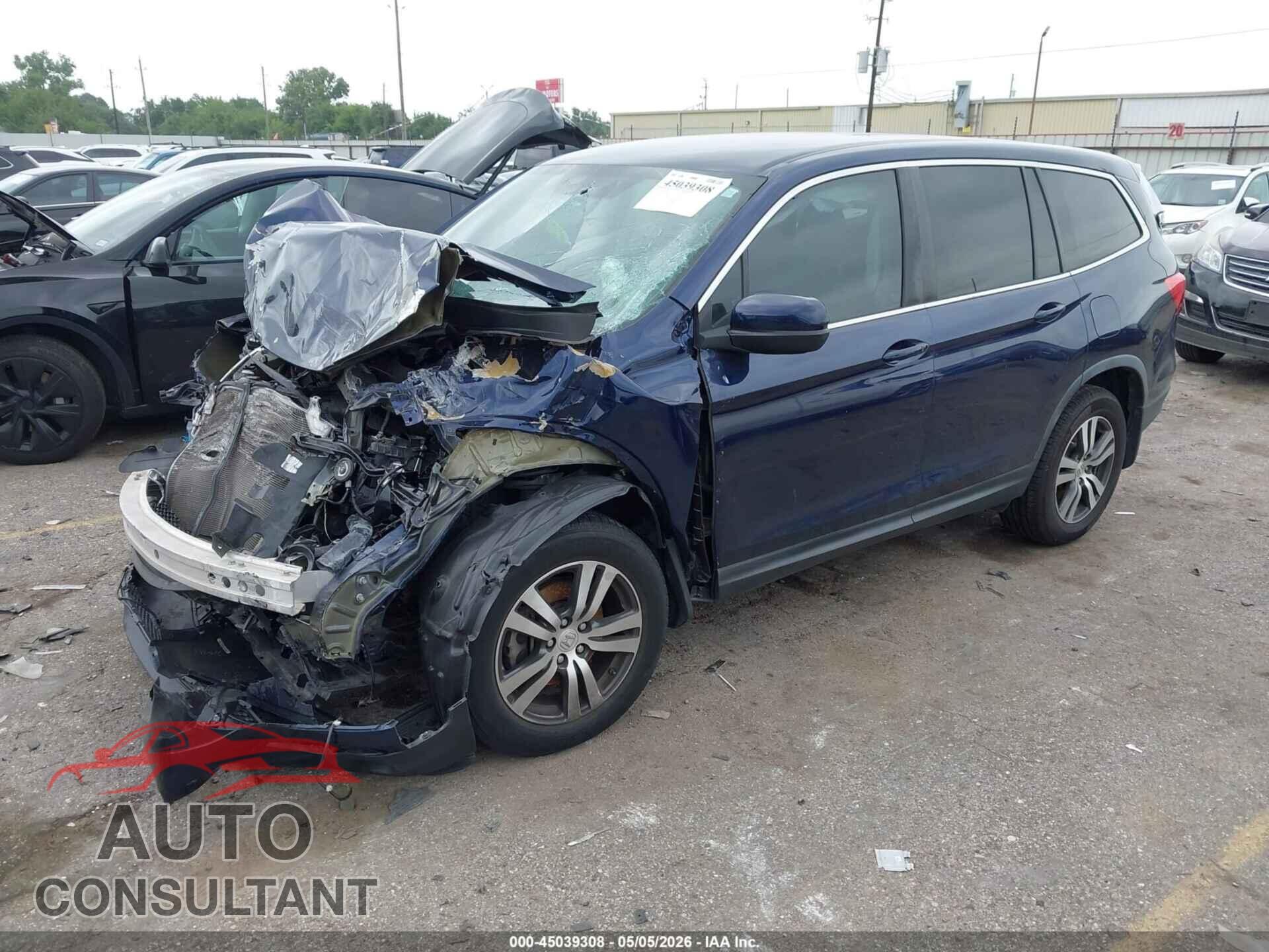 HONDA PILOT 2017 - 5FNYF5H32HB020521