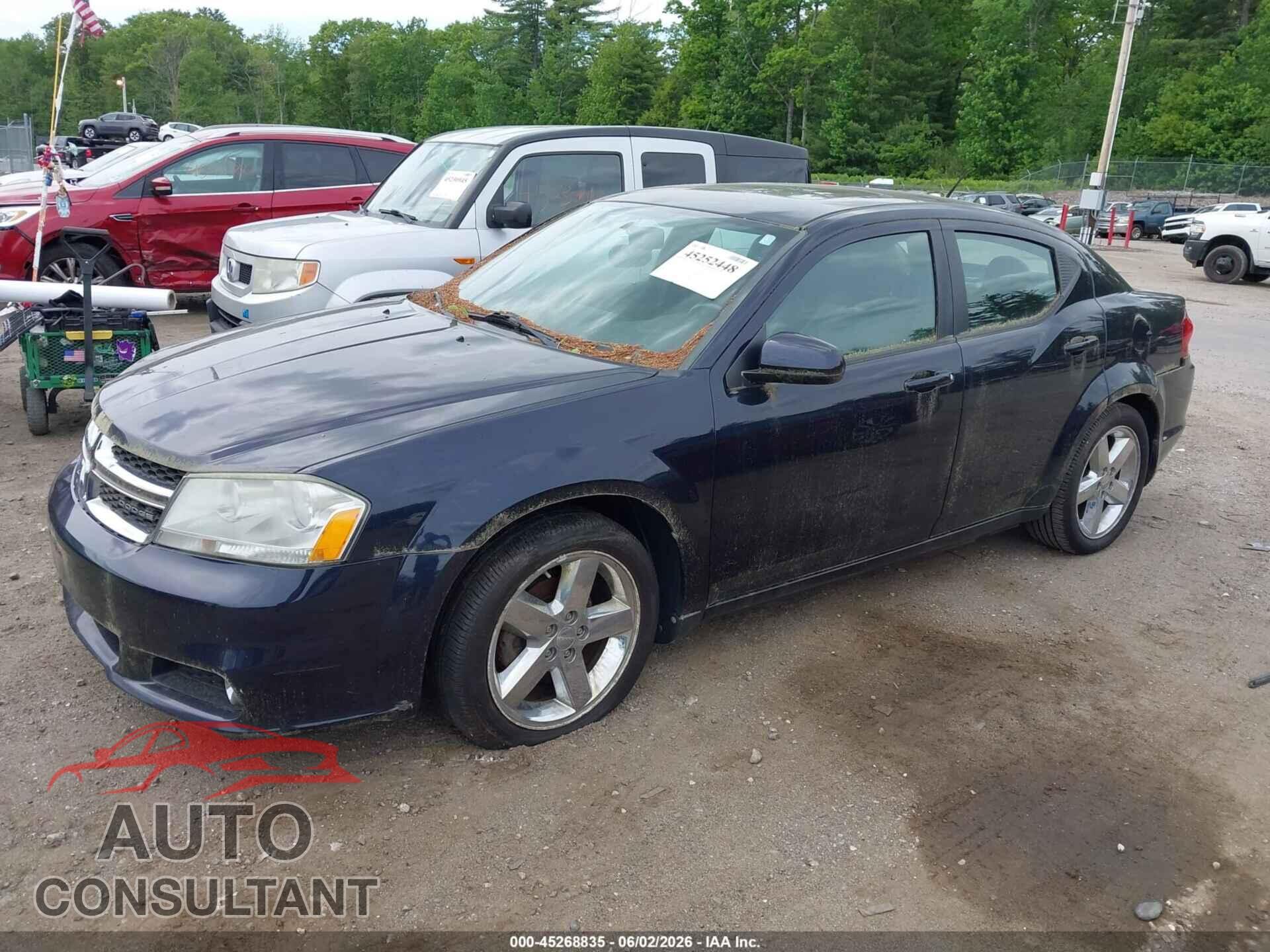 DODGE AVENGER 2011 - 1B3BD2FG2BN541166
