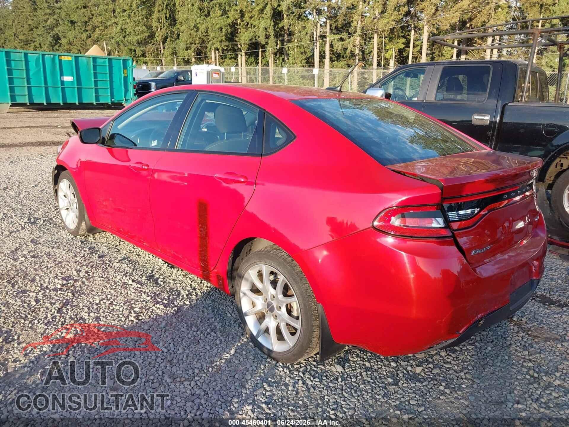 DODGE DART 2013 - 1C3CDFBA5DD292354