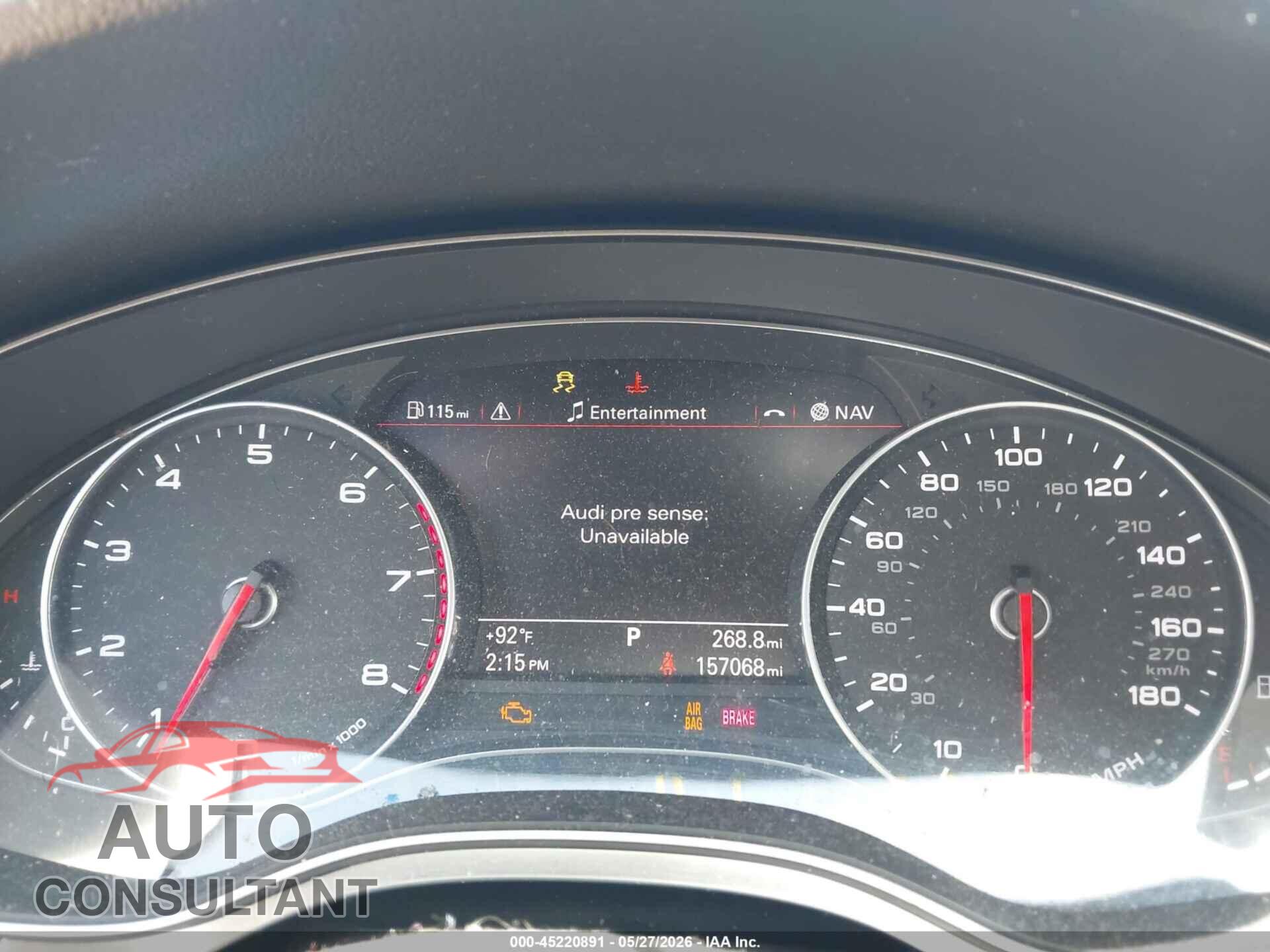 AUDI A7 2012 - WAU2GAFC7CN169397