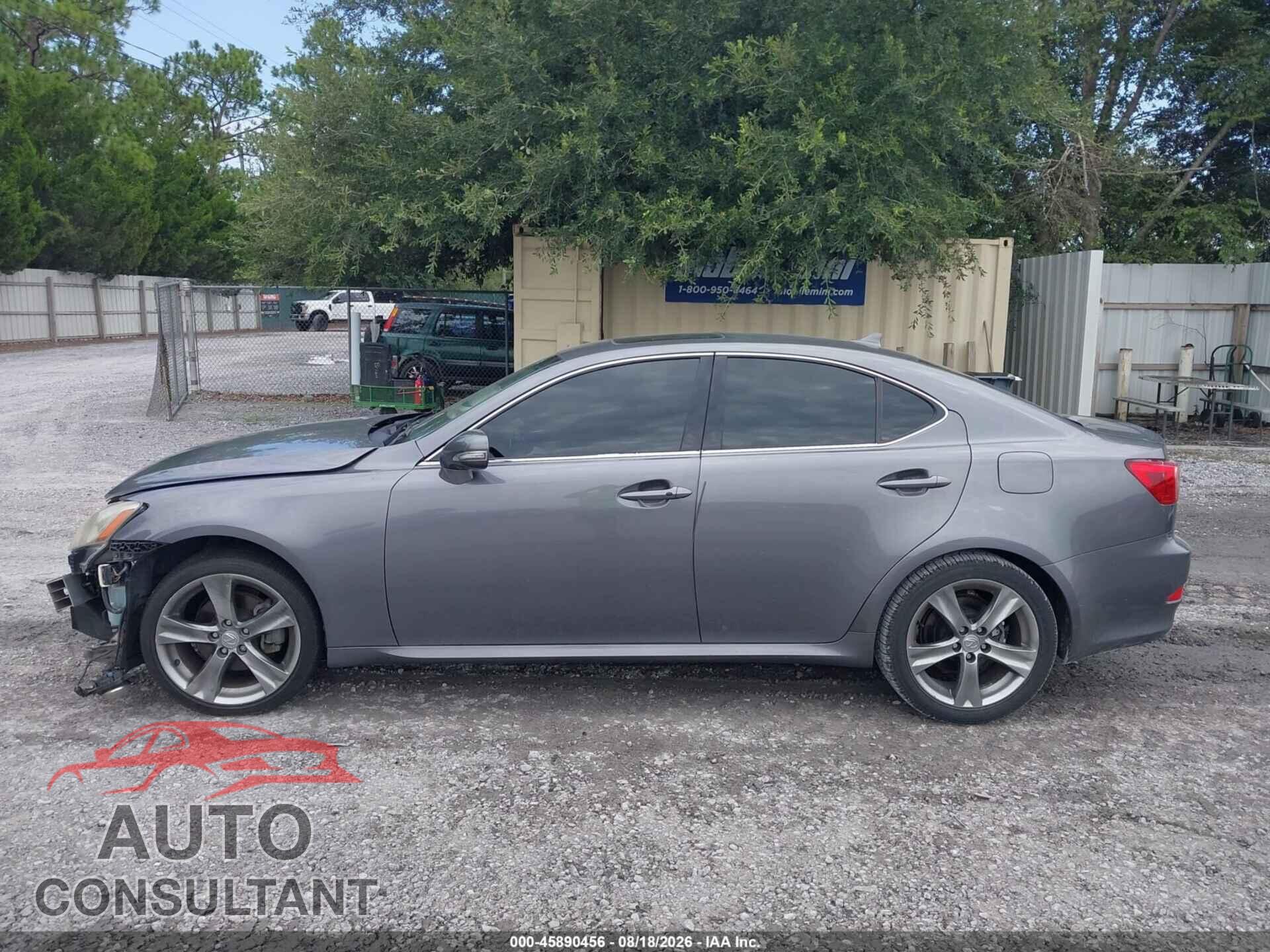 LEXUS IS 250 2012 - JTHBF5C29C5157579