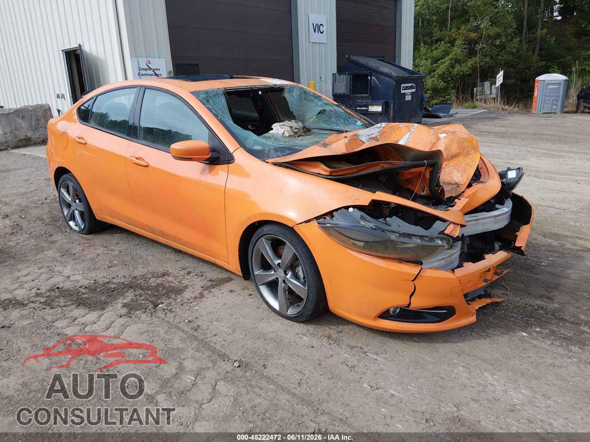 DODGE DART 2013 - 1C3CDFCB1DD341086