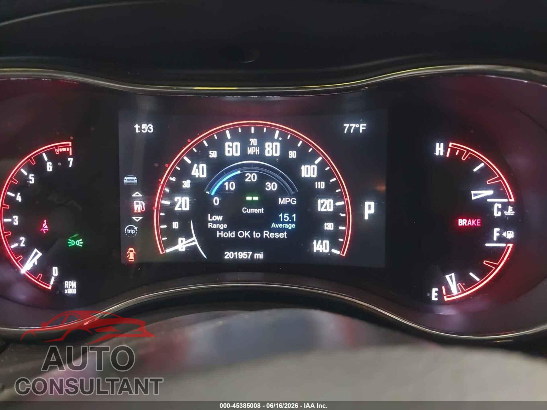 DODGE DURANGO 2014 - 1C4RDJDG5EC462018