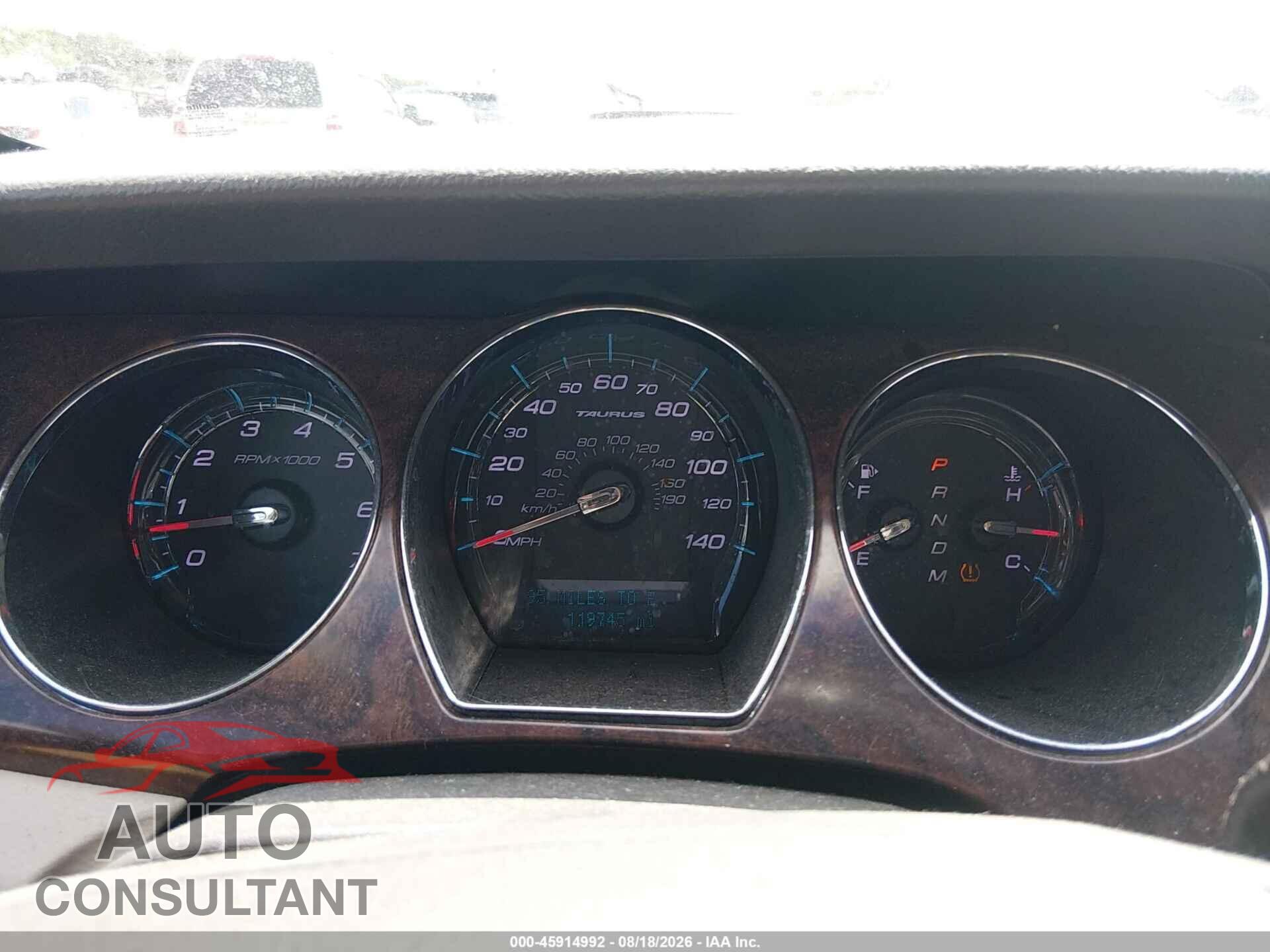 FORD TAURUS 2011 - 1FAHP2EW2BG172473