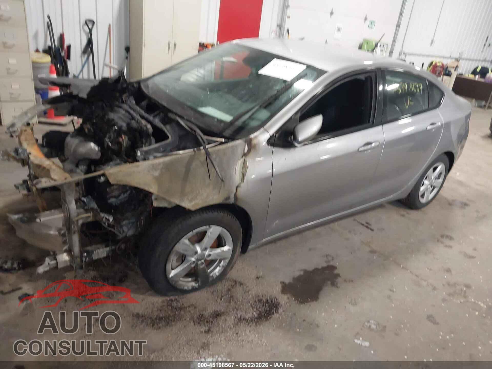 DODGE DART 2015 - 1C3CDFBBXFD128514