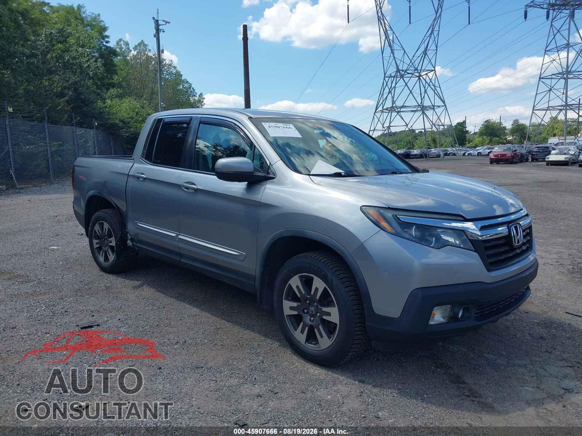 HONDA RIDGELINE 2017 - 5FPYK3F58HB007316