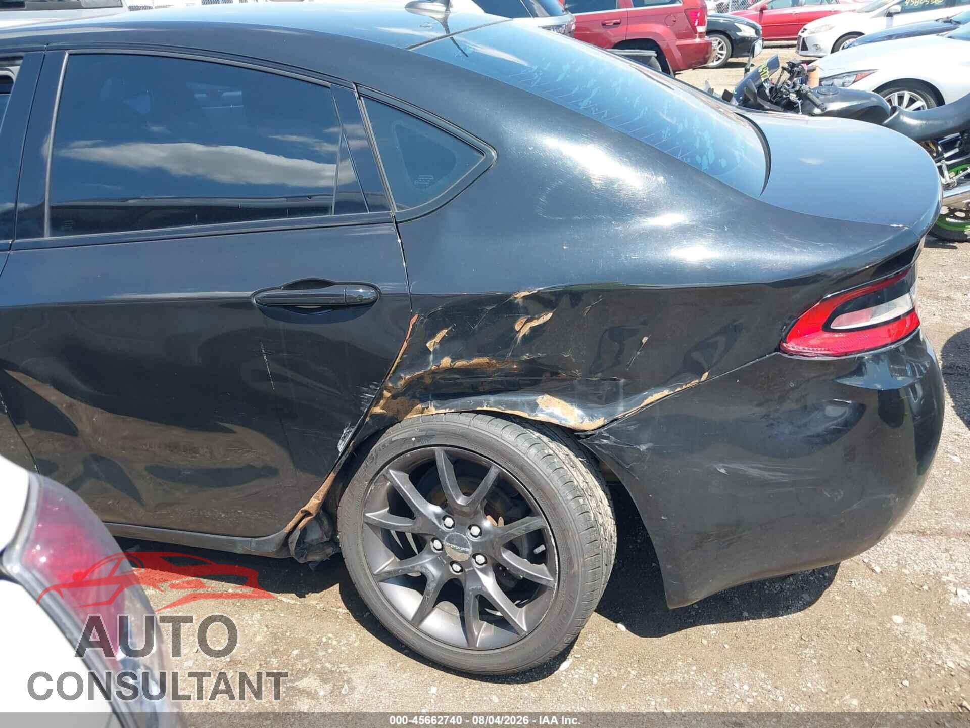 DODGE DART 2016 - 1C3CDFAA7GD608021
