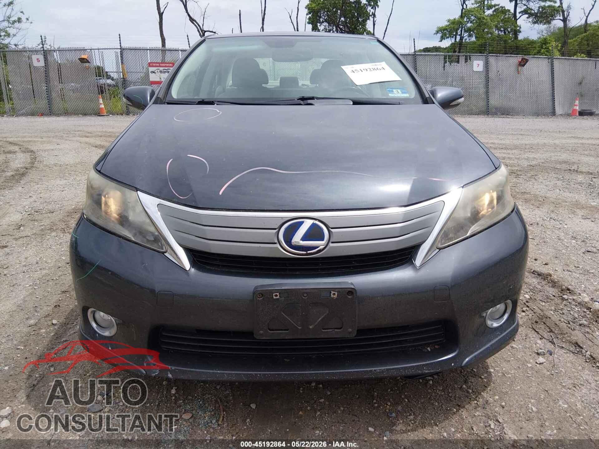 LEXUS HS 2010 - JTHBB1BA3A2025347