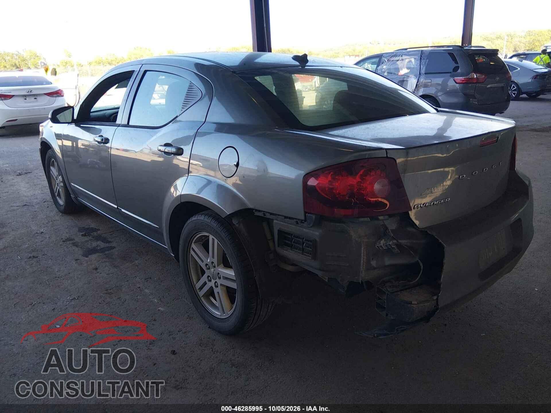 DODGE AVENGER 2012 - 1C3CDZCB6CN196685