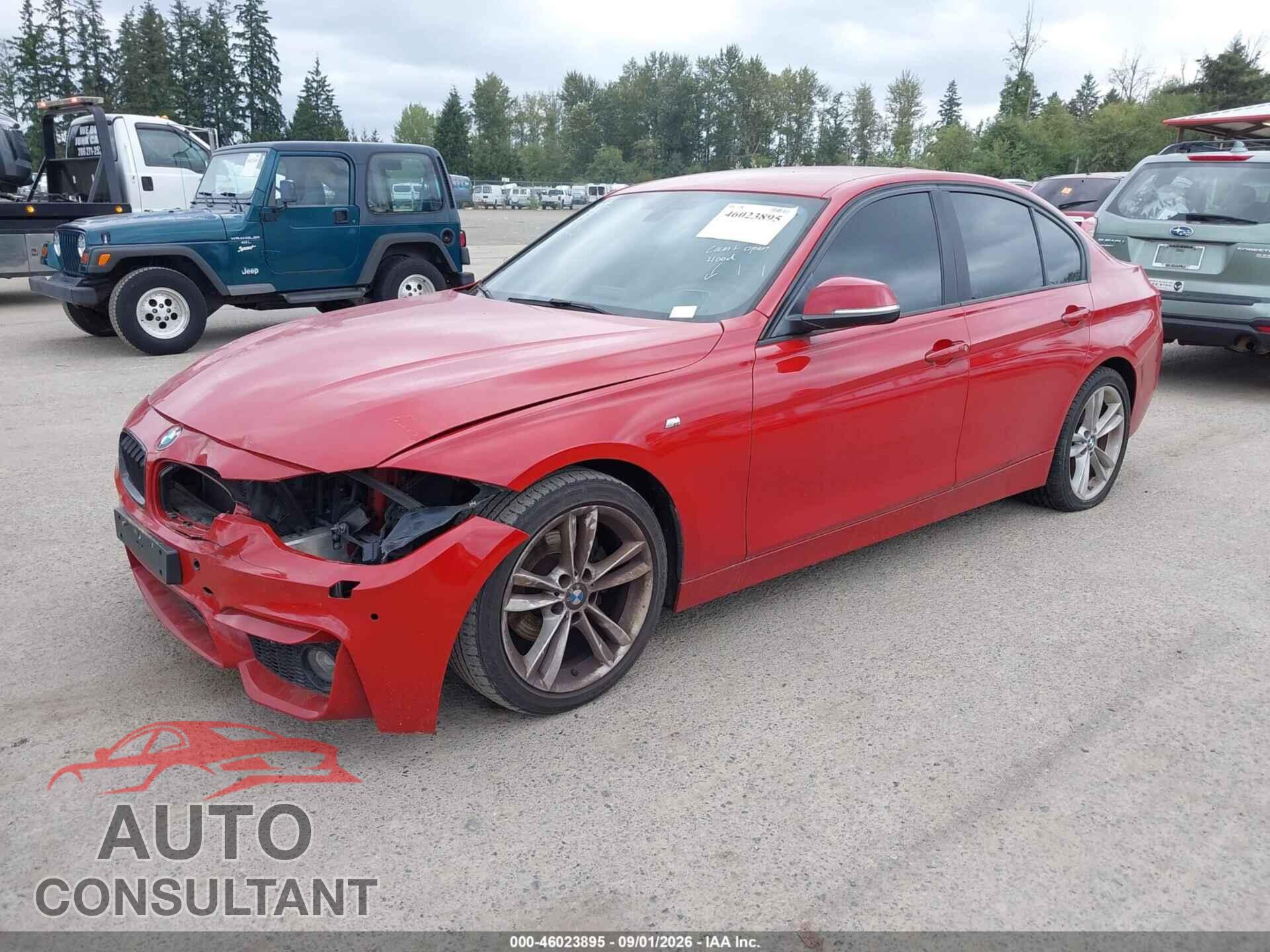 BMW 320I 2016 - WBA8E1G54GNU12377