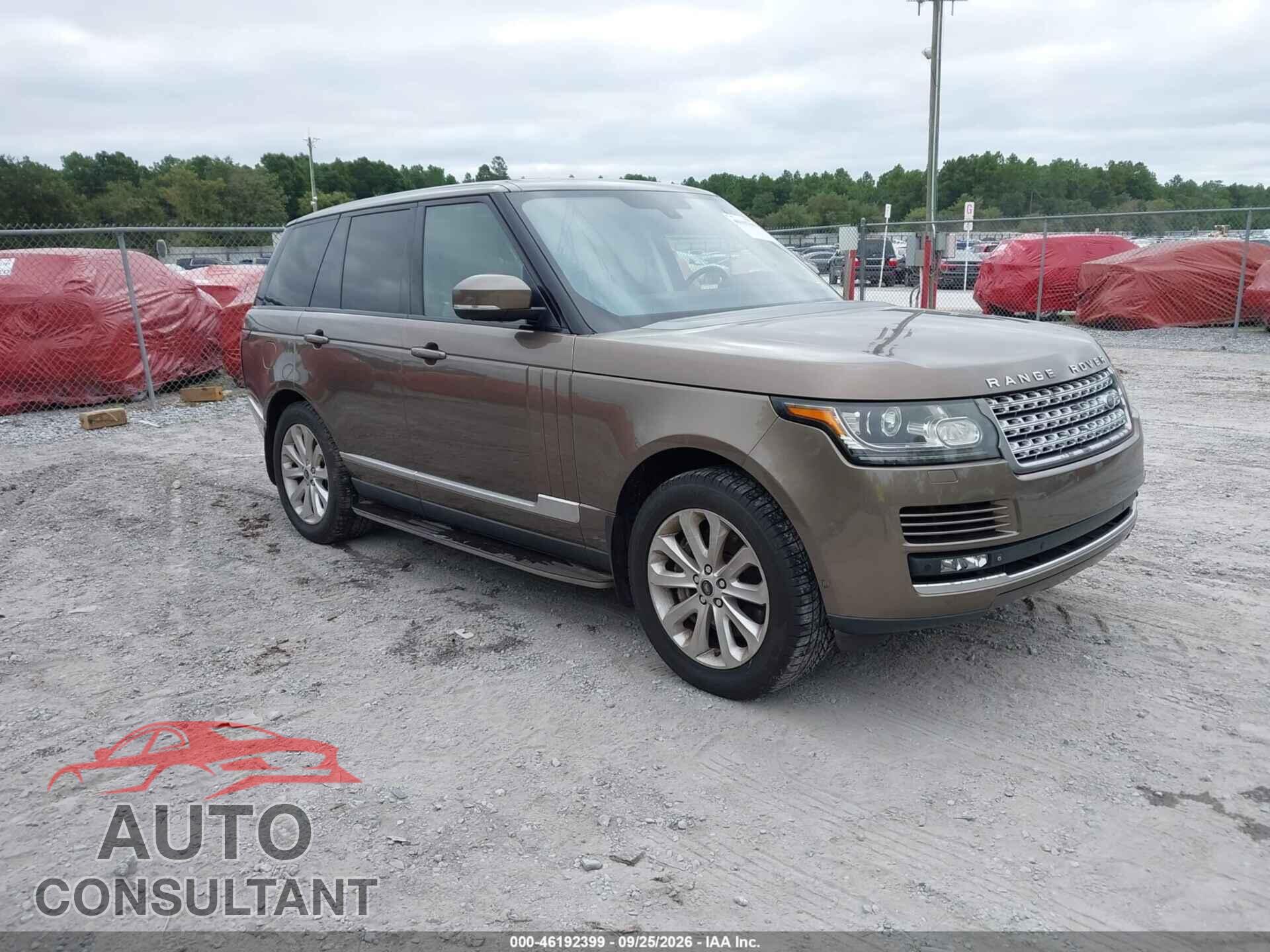 LAND ROVER RANGE ROVER 2013 - SALGS2DF5DA109887
