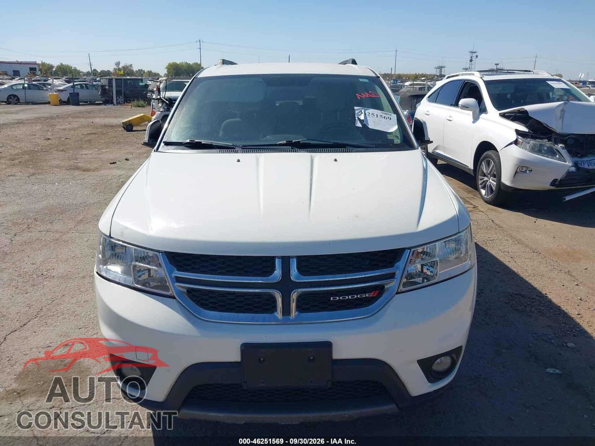 DODGE JOURNEY 2015 - 3C4PDCBG2FT564436