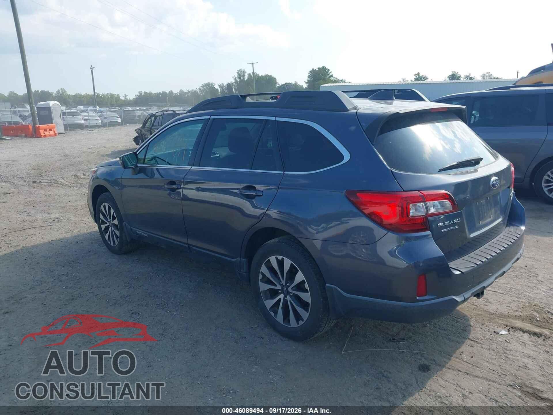 SUBARU OUTBACK 2017 - 4S4BSAKC8H3301248