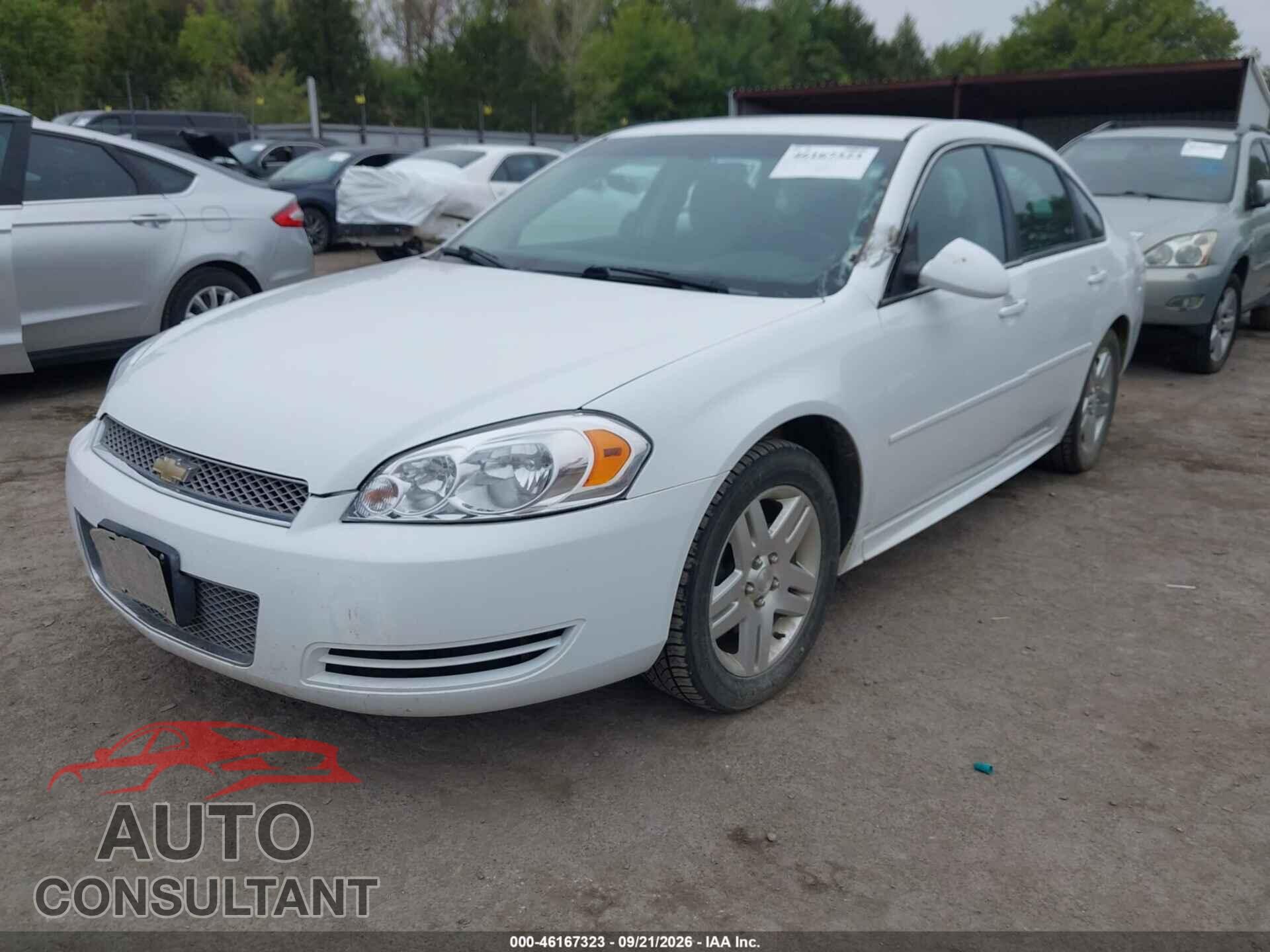 CHEVROLET IMPALA 2012 - 2G1WG5E37C1320147