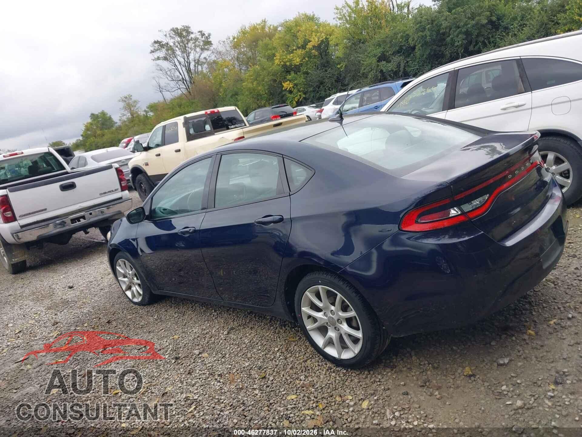 DODGE DART 2013 - 1C3CDFBA3DD137205
