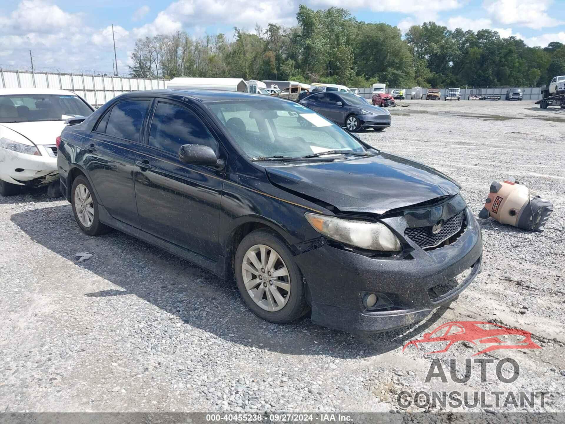 TOYOTA COROLLA 2009 - 2T1BU40E79C125273
