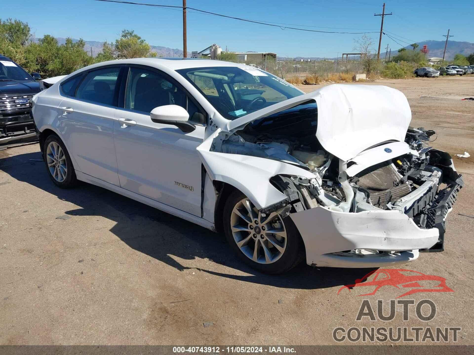FORD FUSION HYBRID 2017 - 3FA6P0LU3HR344220