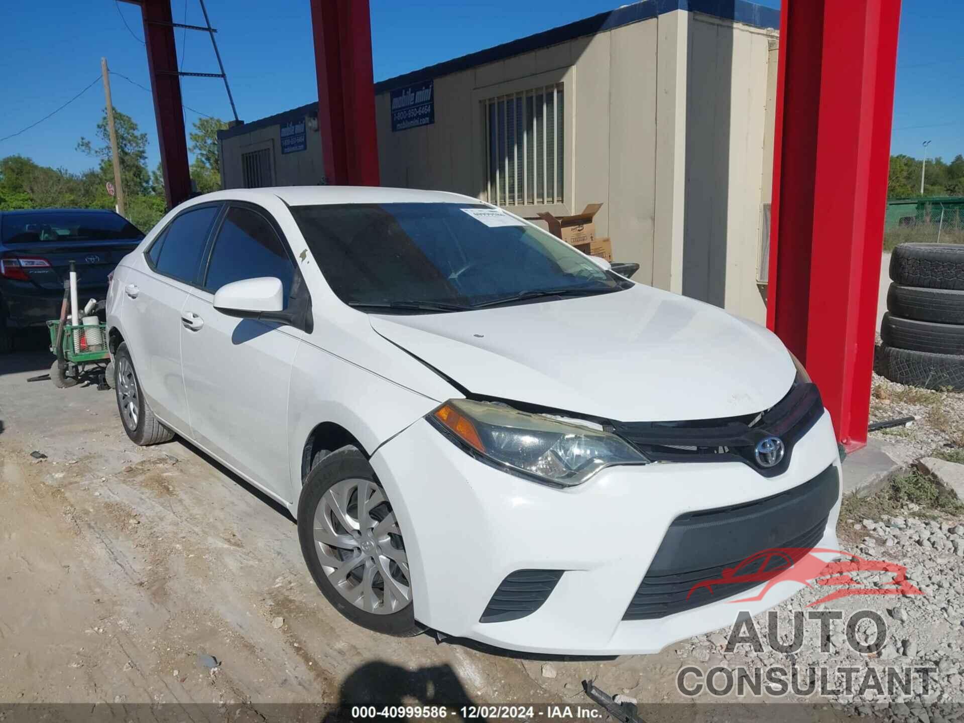 TOYOTA COROLLA 2014 - 5YFBURHE1EP146857