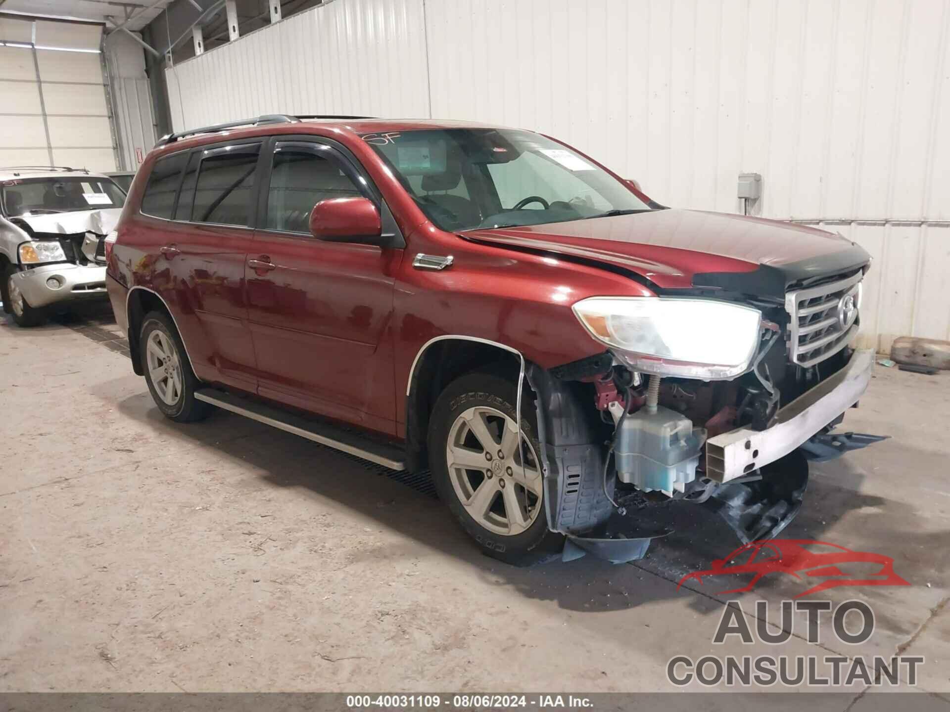 TOYOTA HIGHLANDER 2010 - 5TDJK3EH3AS010471