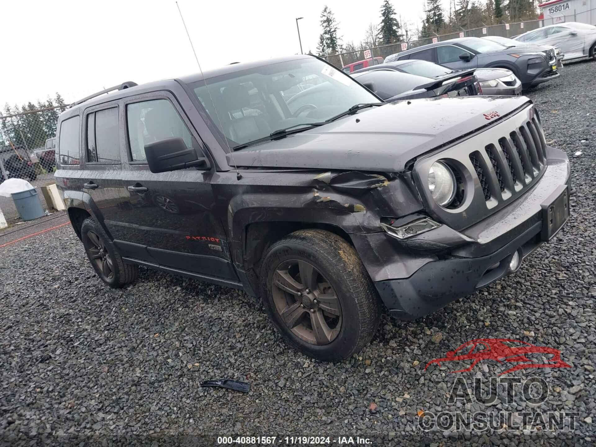 JEEP PATRIOT 2017 - 1C4NJRBBXHD165015