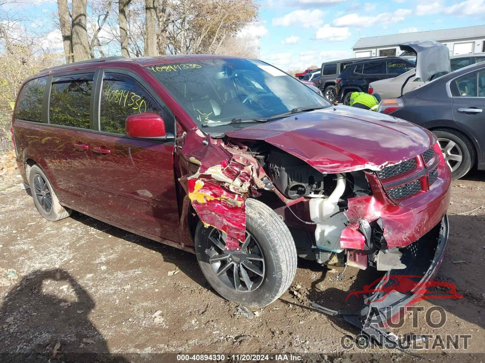 DODGE GRAND CARAVAN 2017 - 2C4RDGEG2HR630033