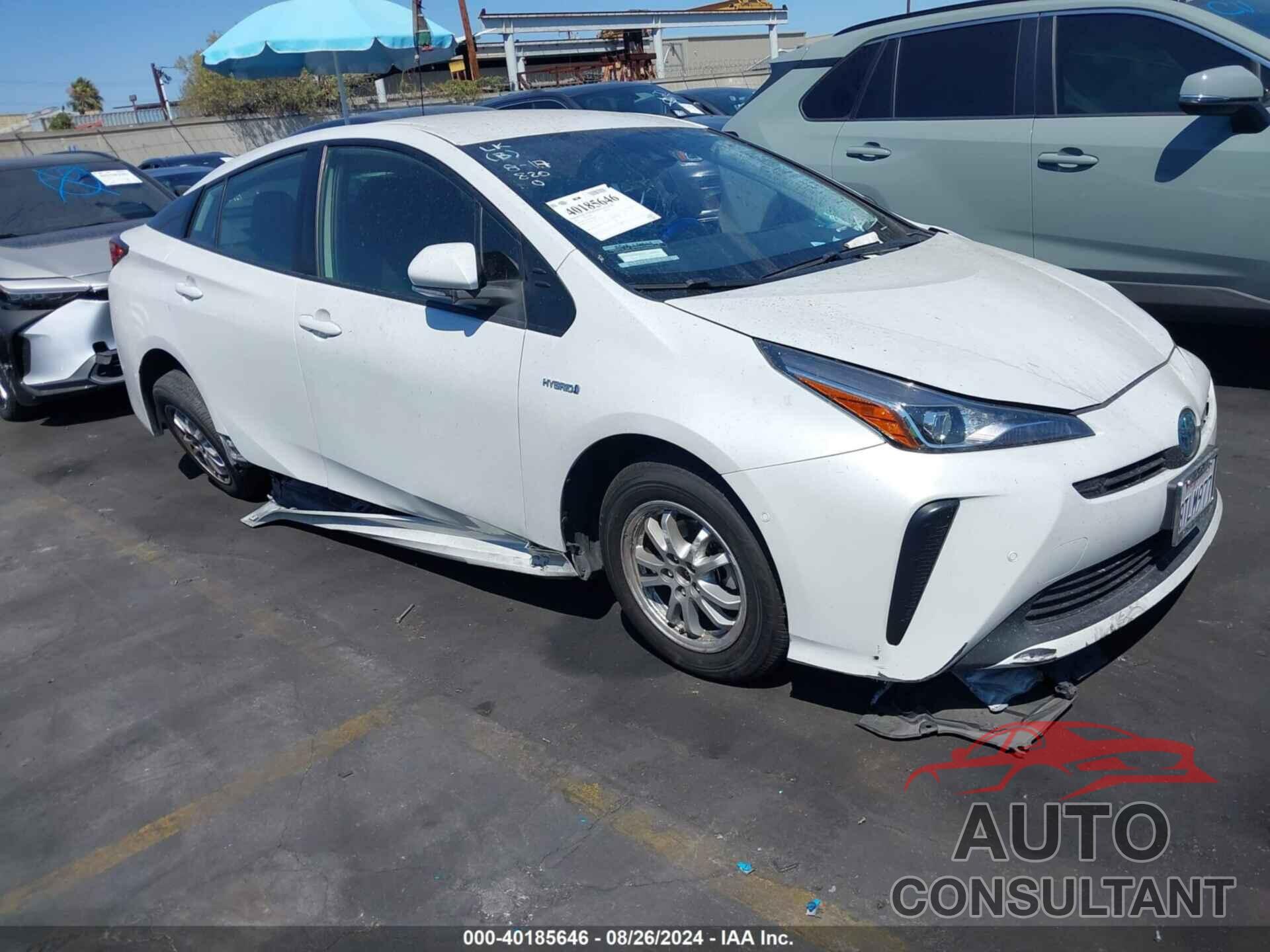 TOYOTA PRIUS 2021 - JTDKAMFU8M3131690