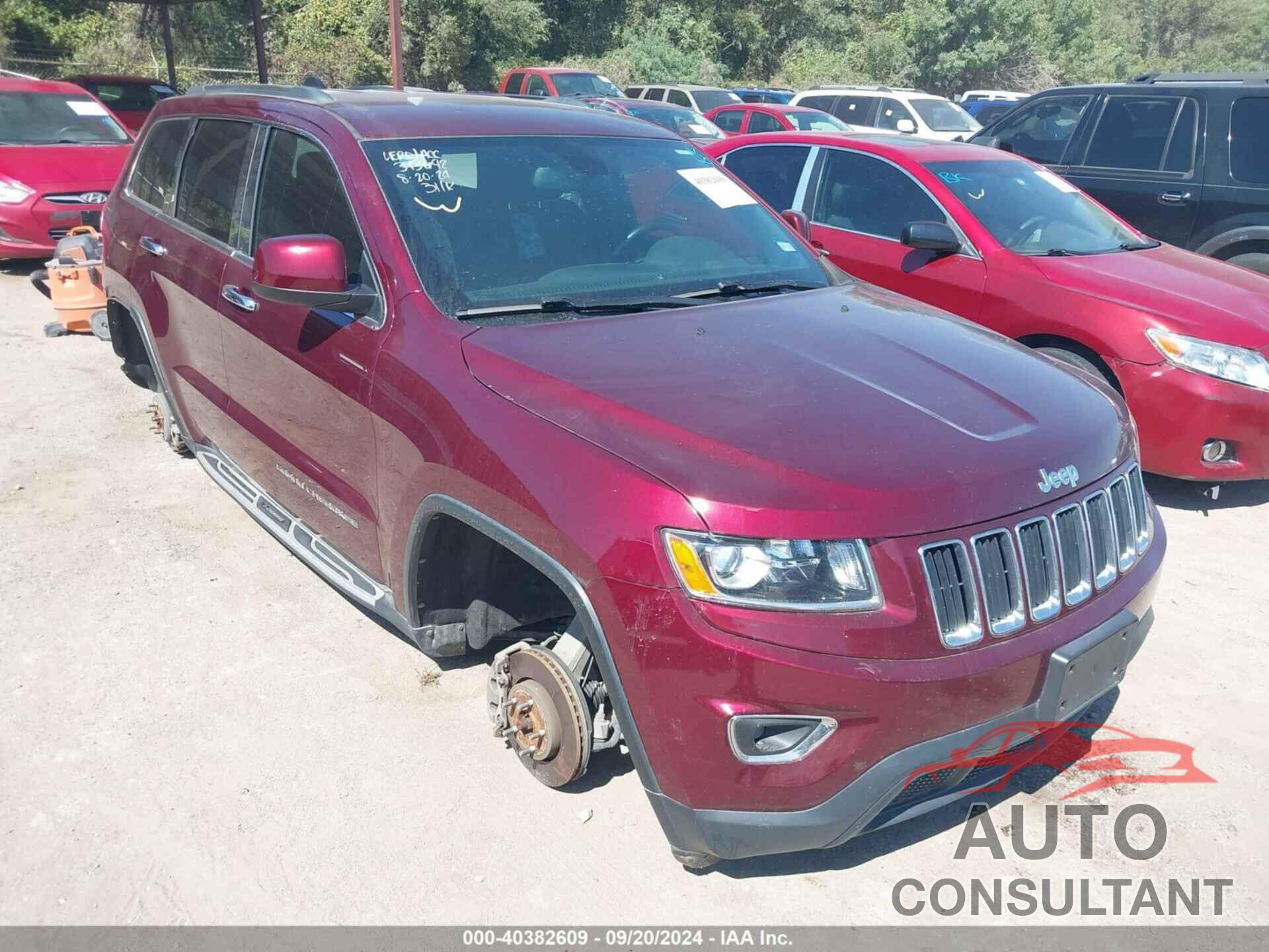 JEEP GRAND CHEROKEE 2016 - 1C4RJFAG1GC325087