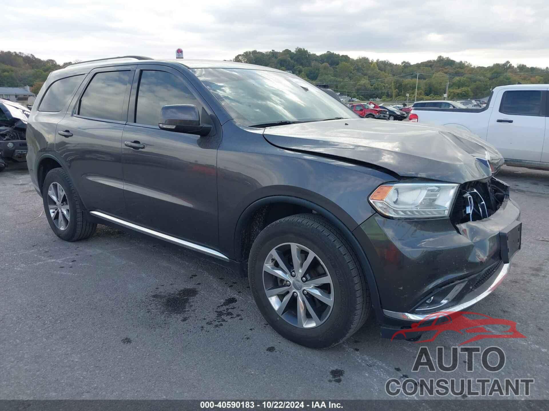 DODGE DURANGO 2016 - 1C4RDJDG9GC460081