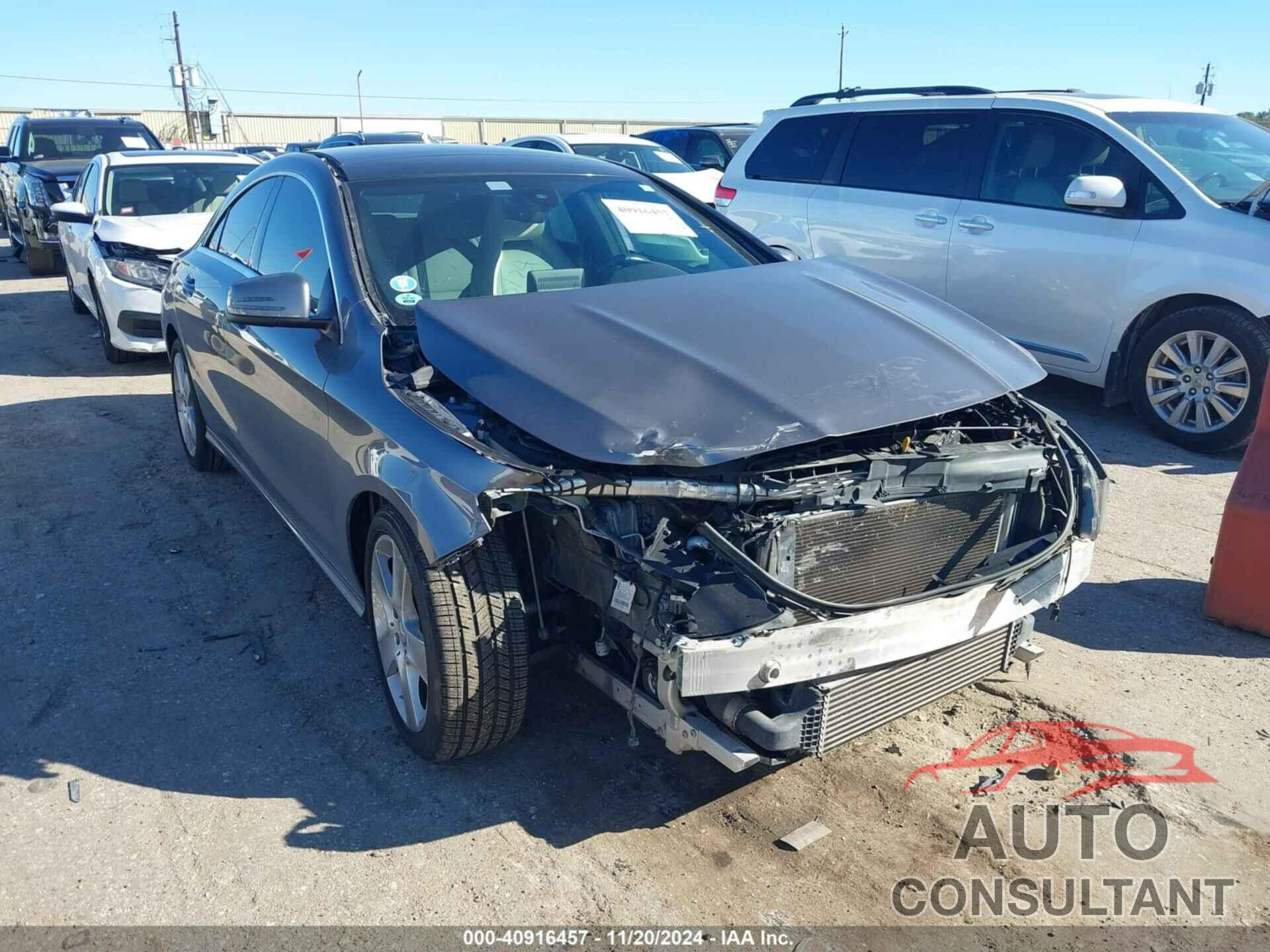 MERCEDES-BENZ CLA 250 2015 - WDDSJ4EB9FN262253