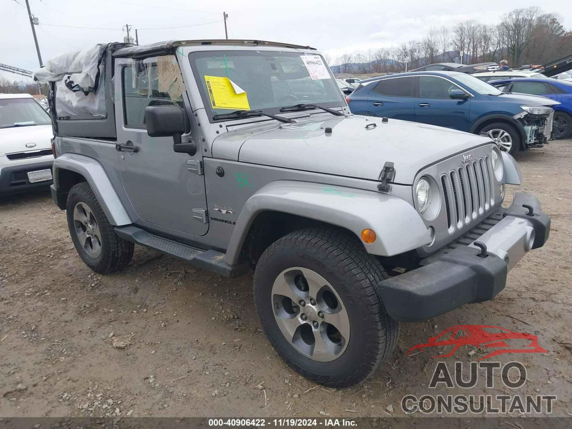 JEEP WRANGLER 2017 - 1C4AJWBG6HL755551