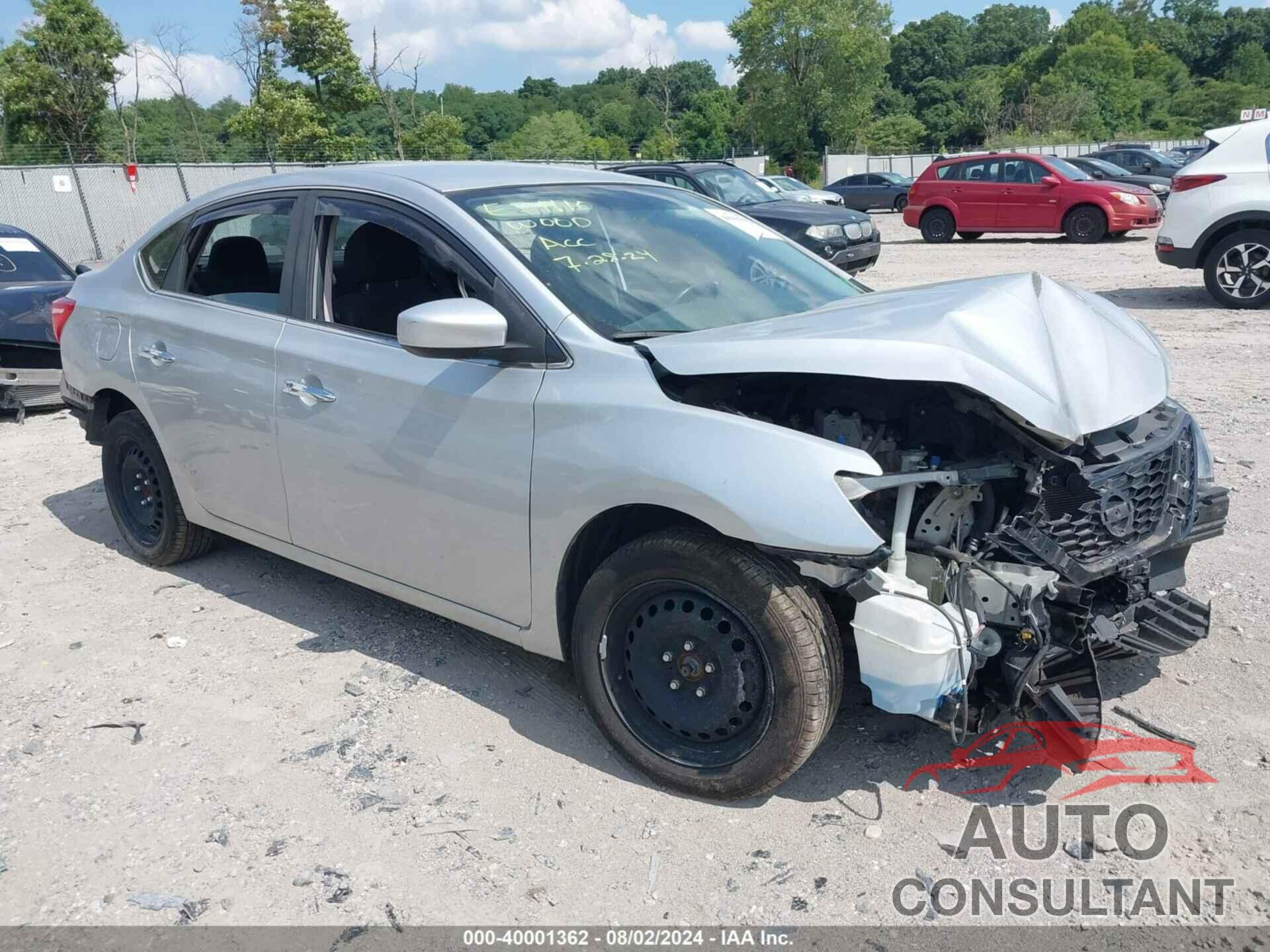 NISSAN SENTRA 2018 - 3N1AB7AP6JY280777