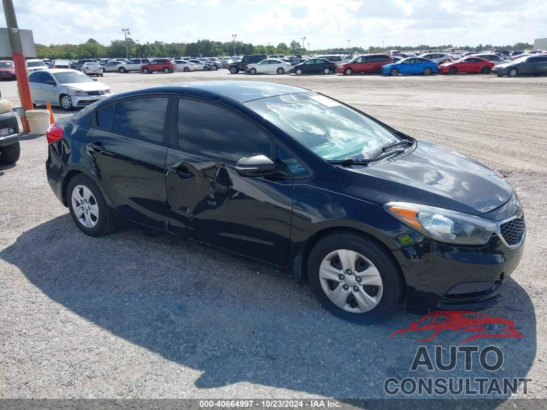 KIA FORTE 2016 - KNAFX4A62G5607320