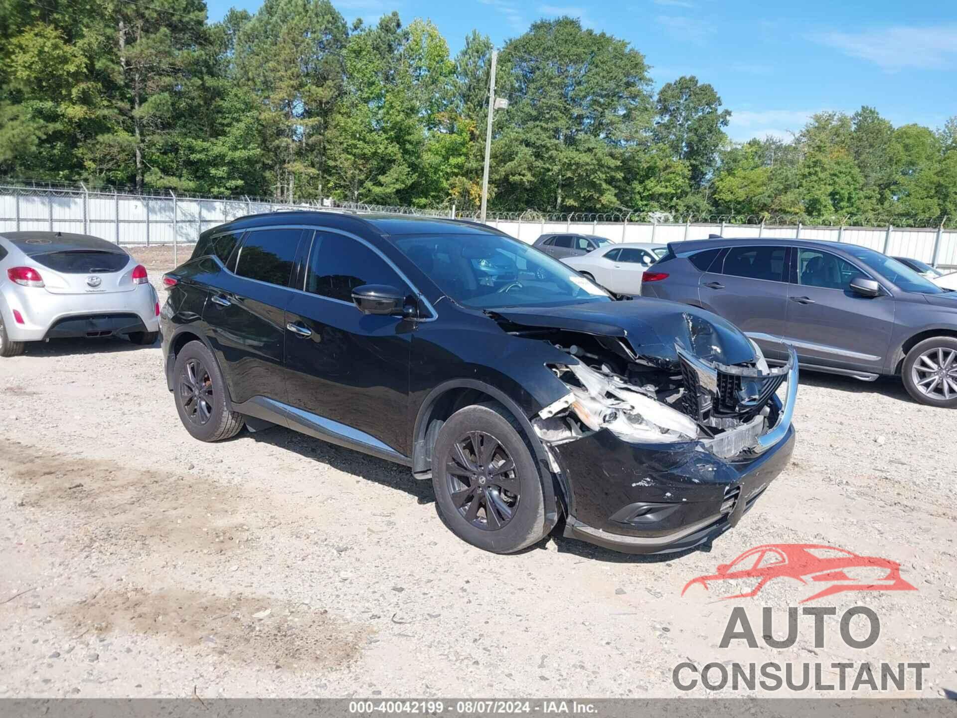 NISSAN MURANO 2017 - 5N1AZ2MG0HN155641