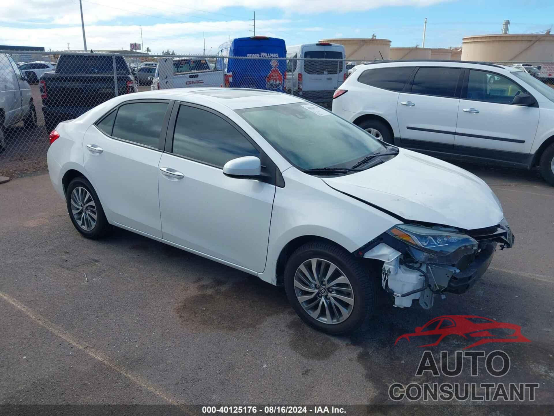 TOYOTA COROLLA 2017 - 5YFBURHE2HP606757
