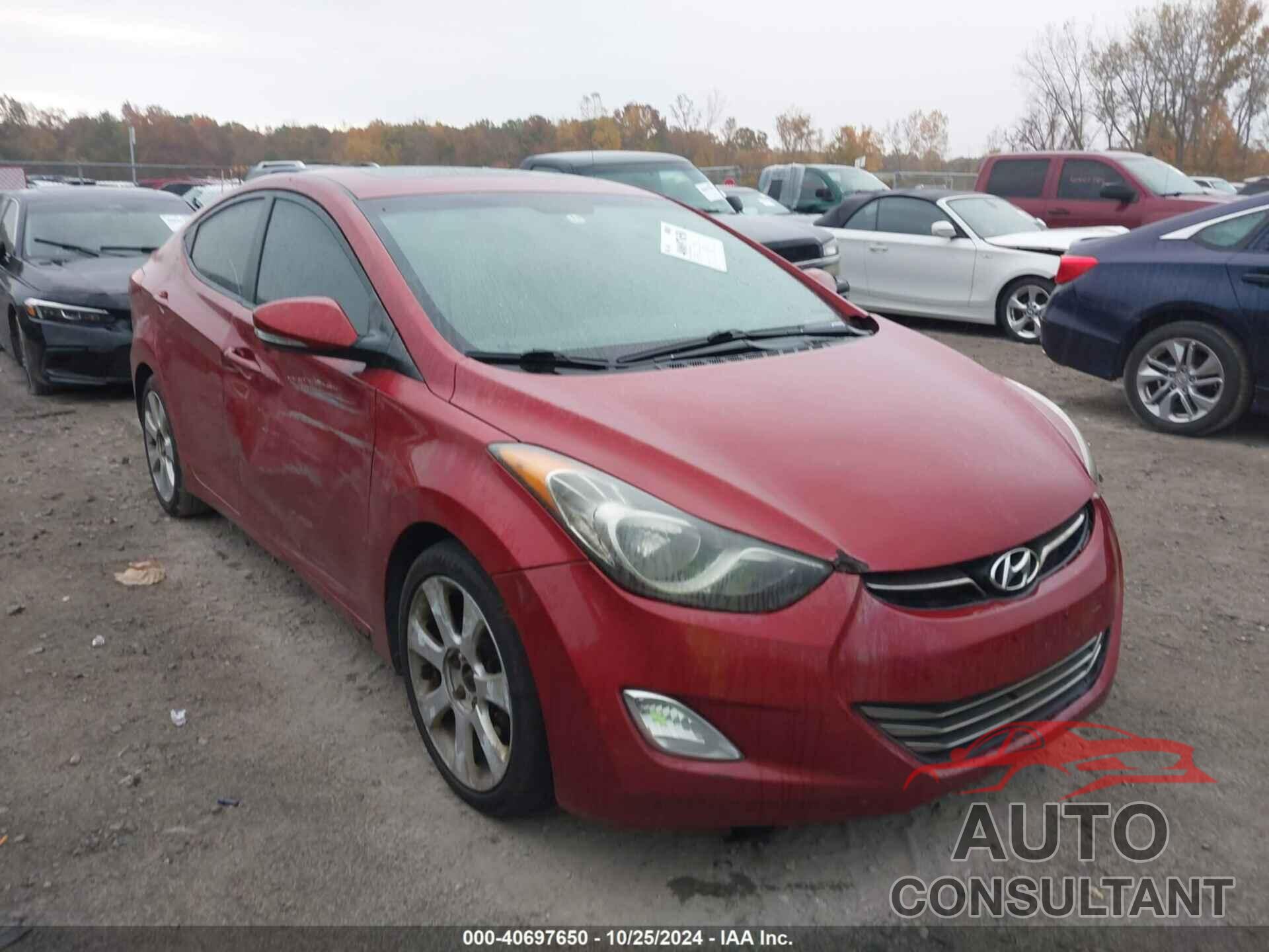 HYUNDAI ELANTRA 2013 - KMHDH4AE1DU741053