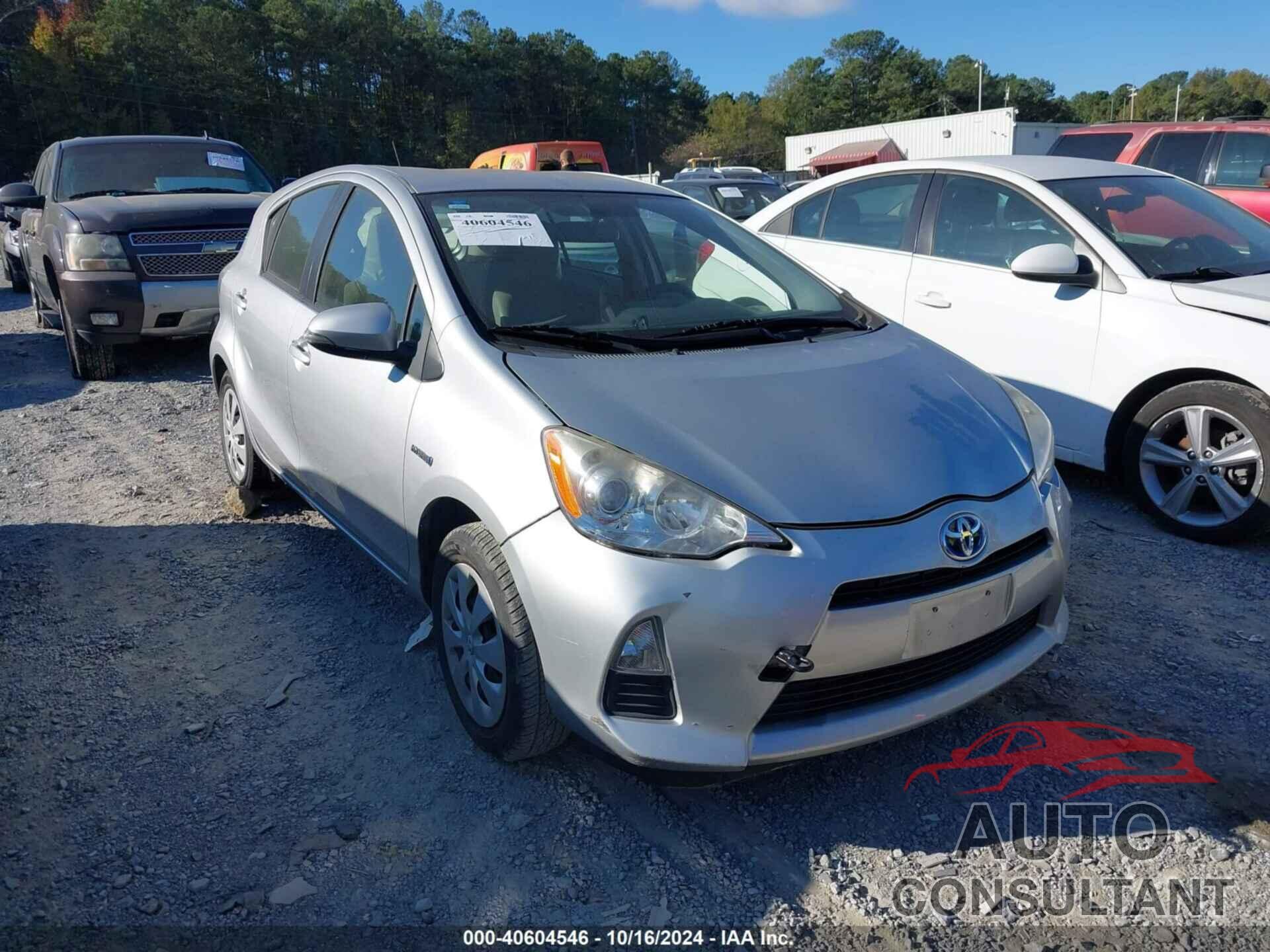 TOYOTA PRIUS C 2012 - JTDKDTB34C1510632