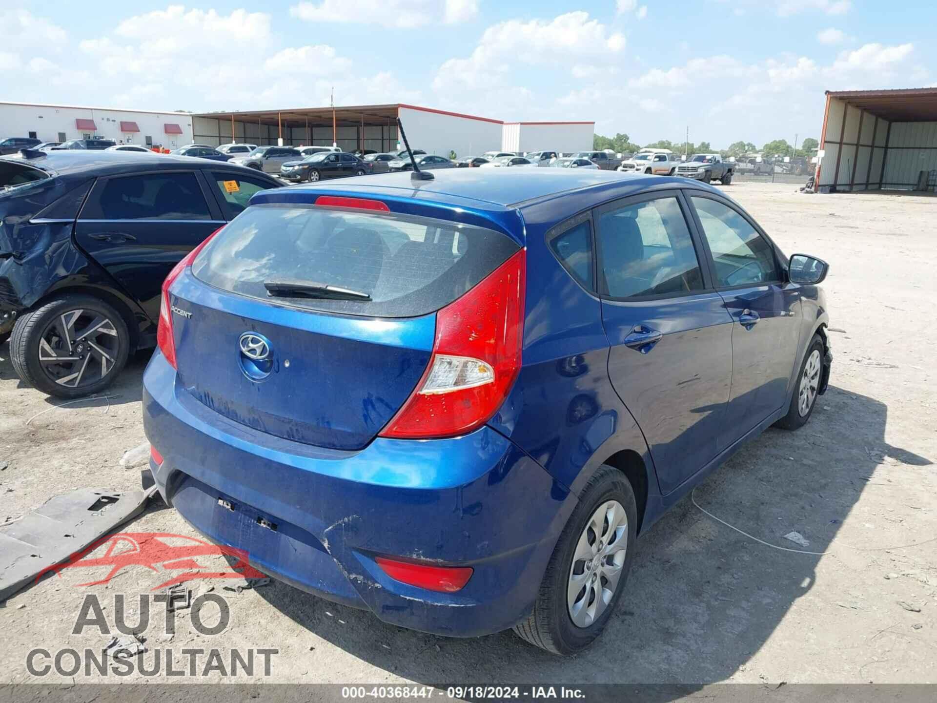 HYUNDAI ACCENT 2016 - KMHCT5AE7GU257621