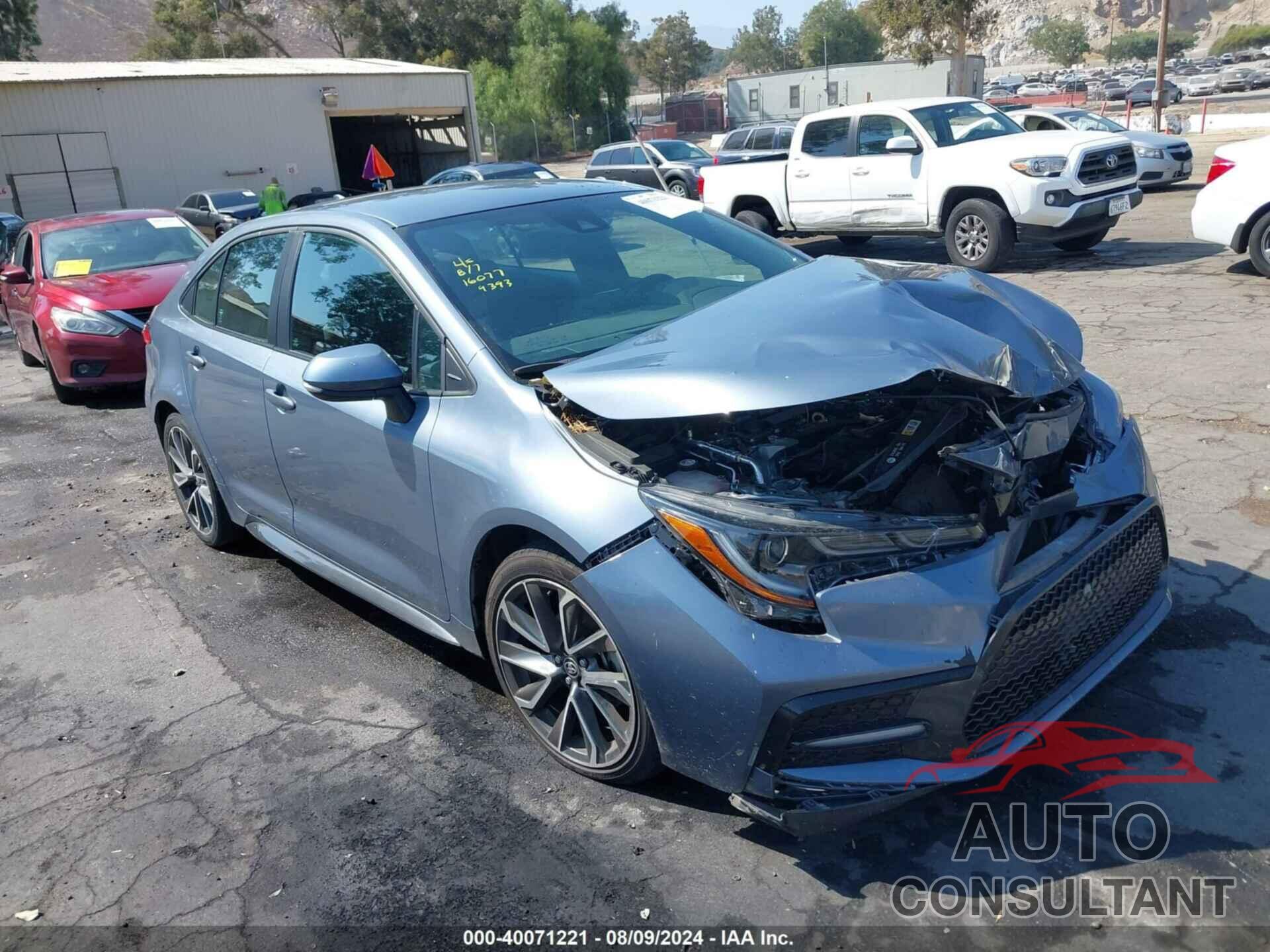 TOYOTA COROLLA 2022 - 5YFS4MCE6NP109393