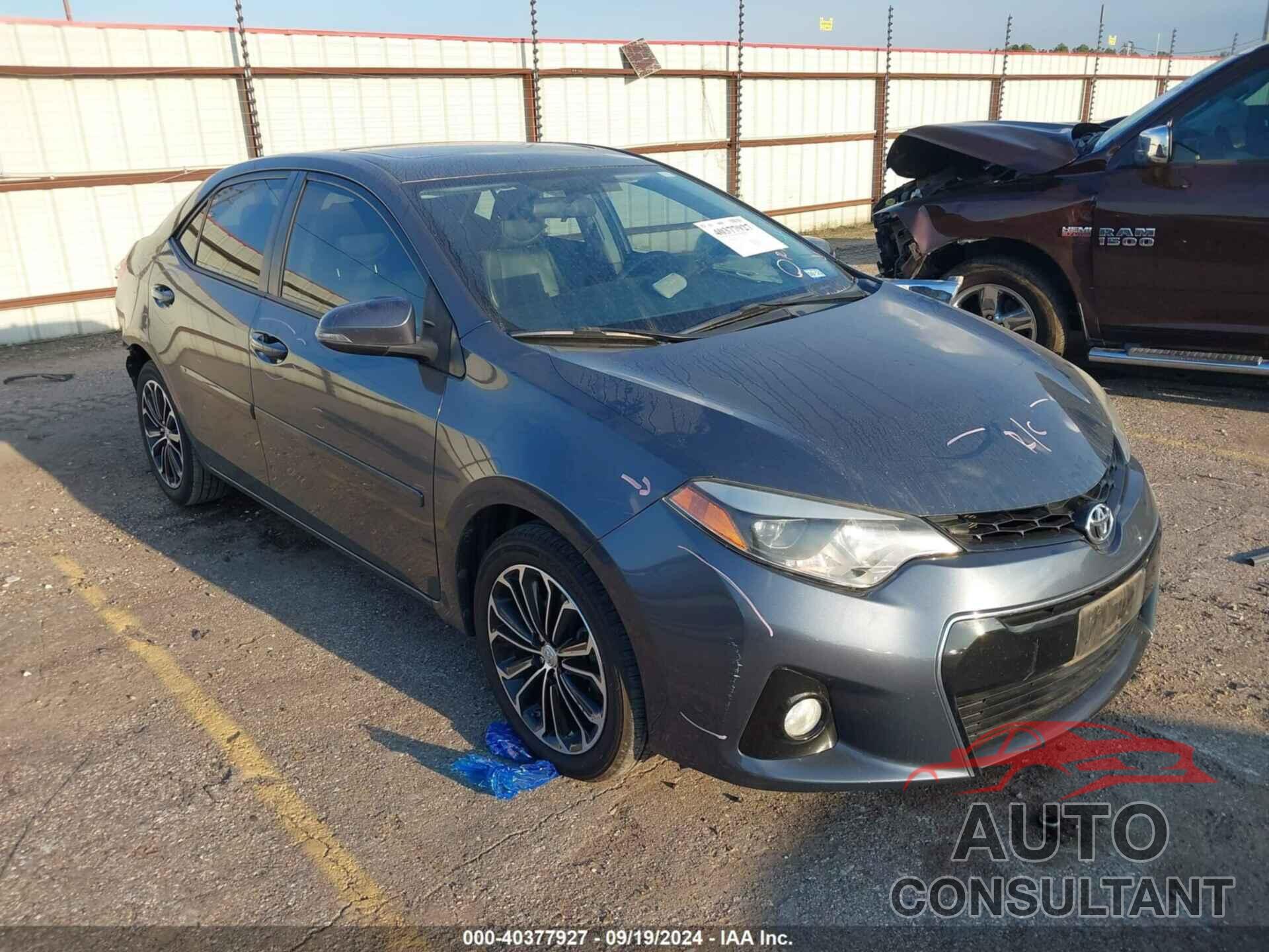 TOYOTA COROLLA 2016 - 5YFBURHE9GP385401