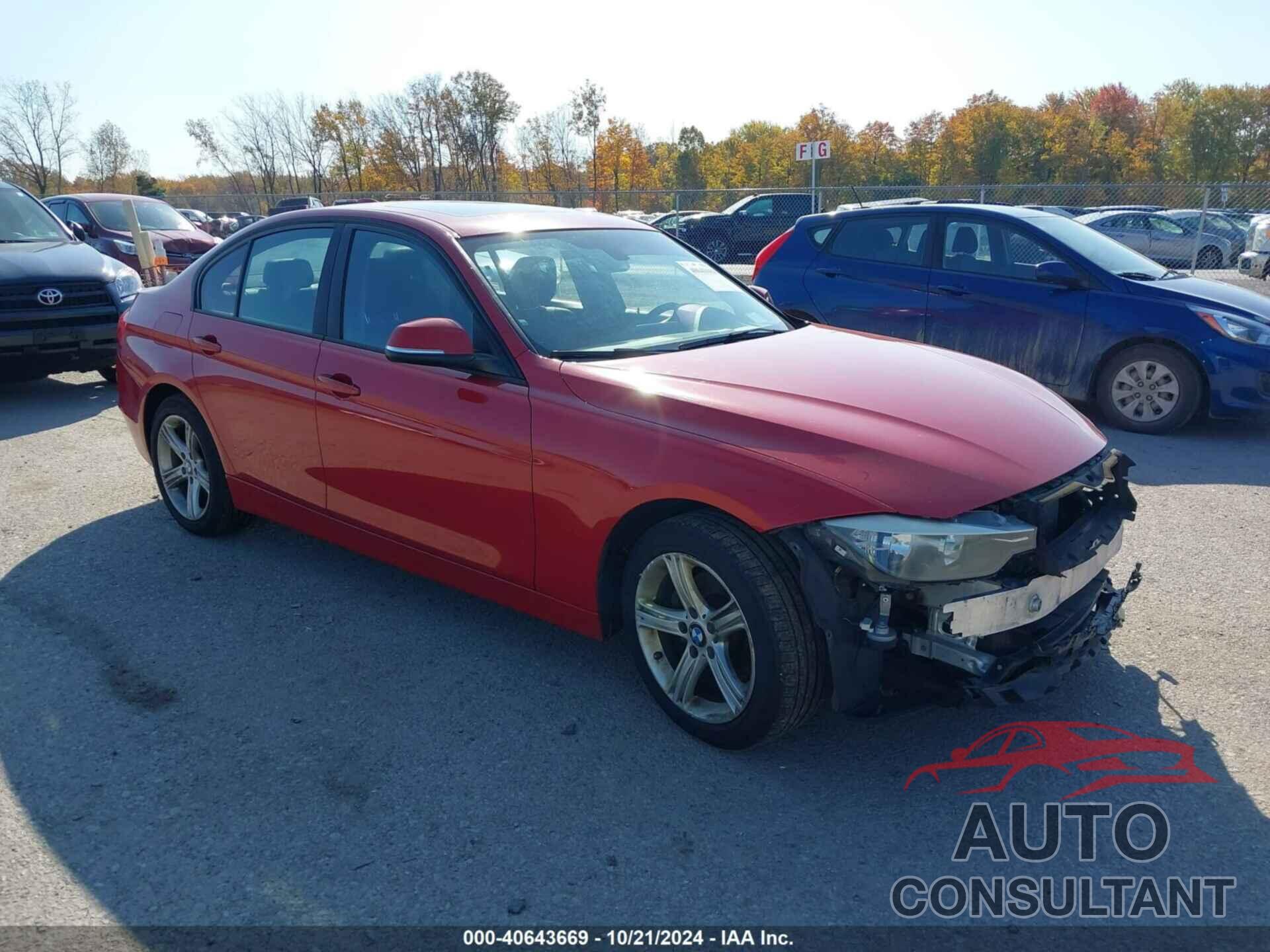 BMW 320I 2015 - WBA3C3C54FK202248