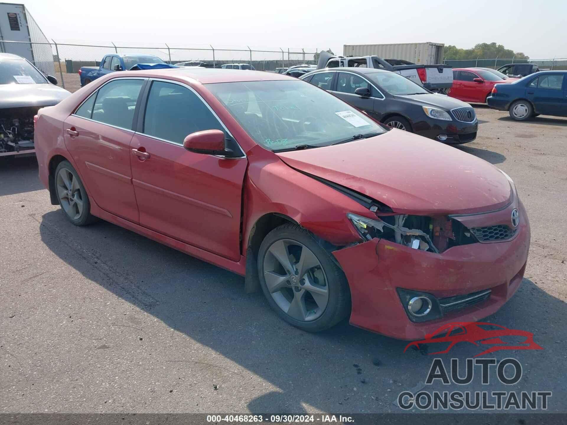 TOYOTA CAMRY 2012 - 4T1BF1FK1CU637137