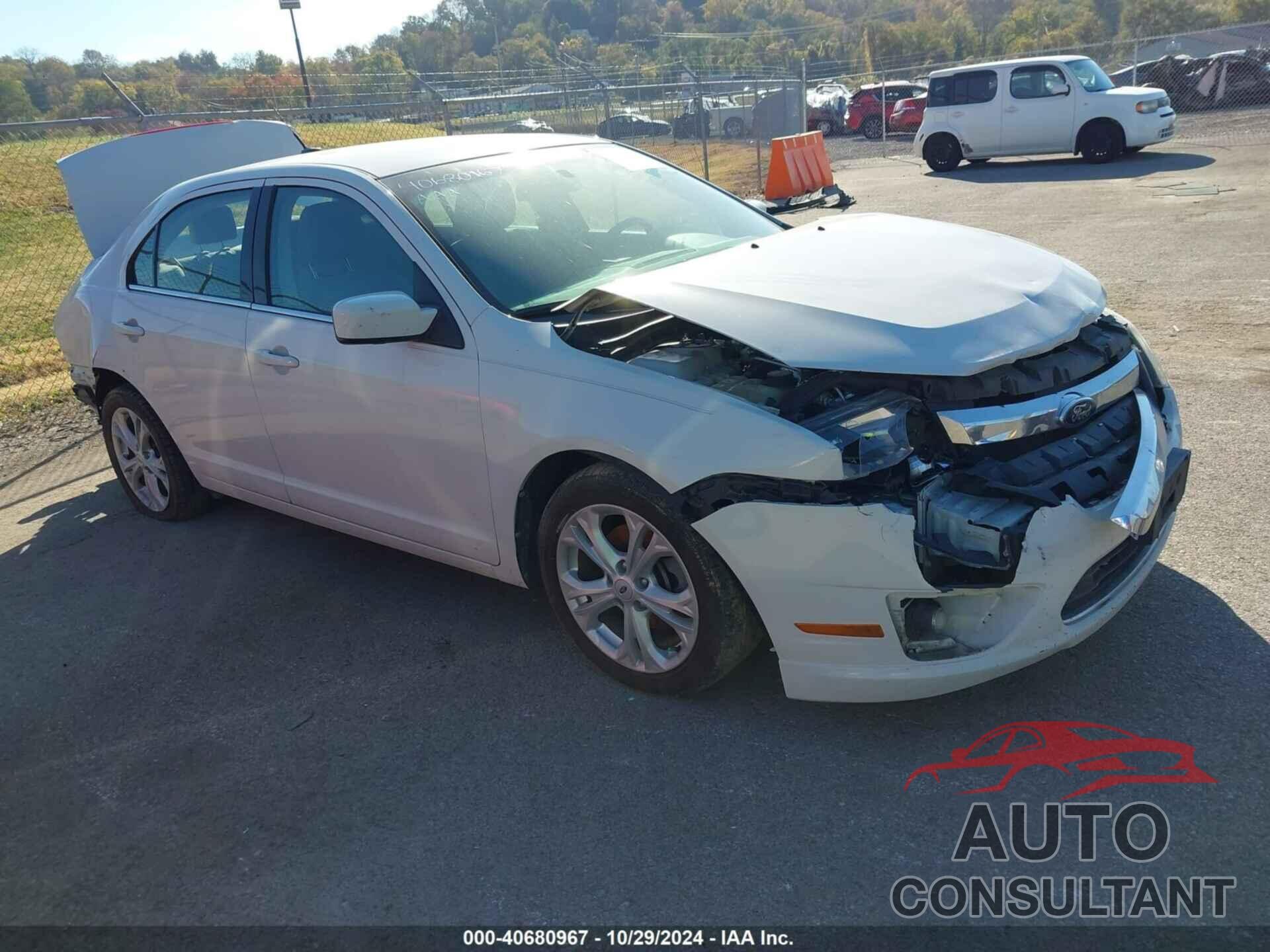 FORD FUSION 2012 - 3FAHP0HA7CR312984