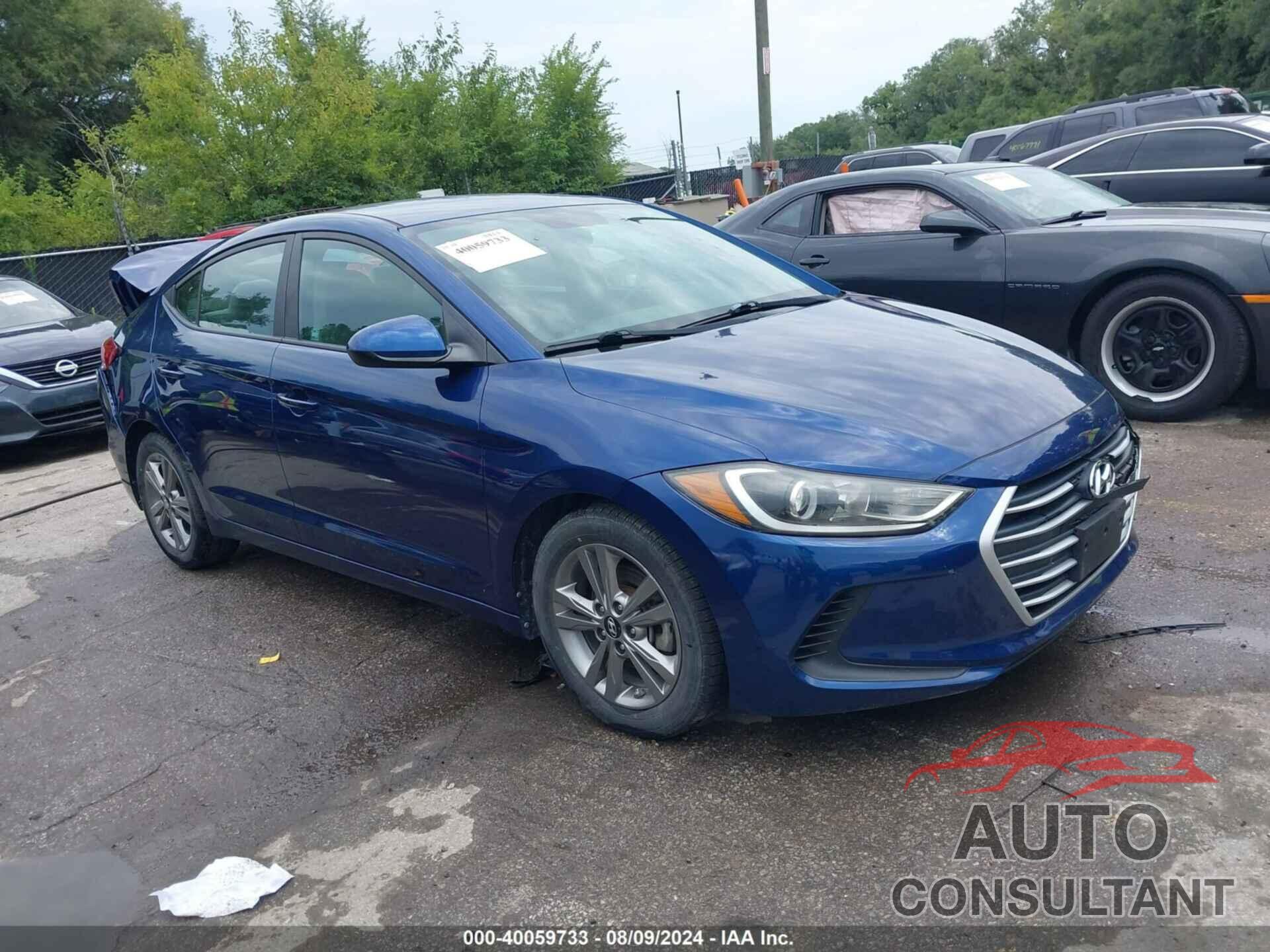 HYUNDAI ELANTRA 2017 - 5NPD84LFXHH075398