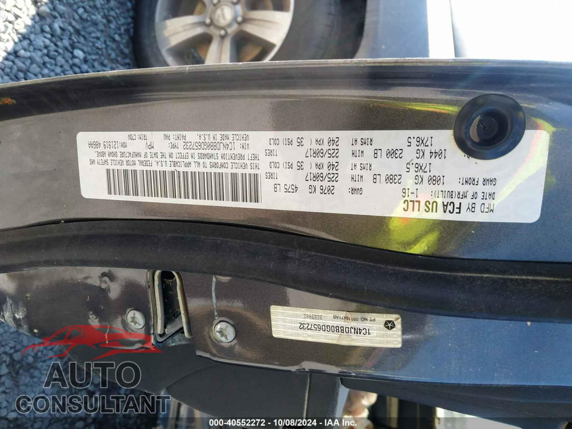 JEEP COMPASS 2016 - 1C4NJDBB0GD657232