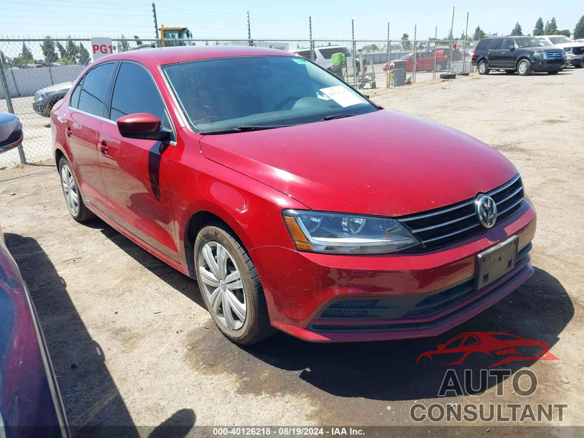 VOLKSWAGEN JETTA 2017 - 3VW2B7AJXHM280339