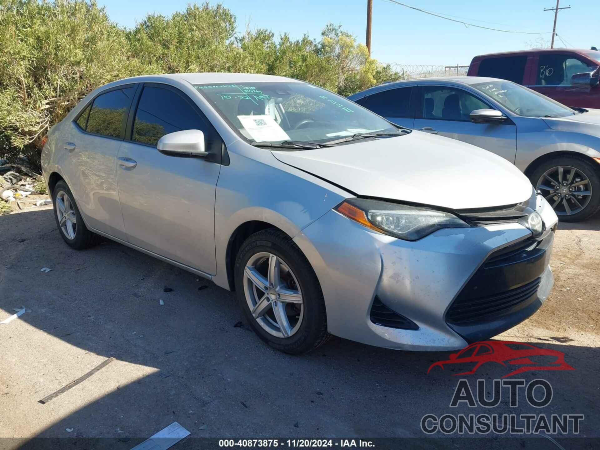 TOYOTA COROLLA 2018 - 5YFBURHE6JP815487