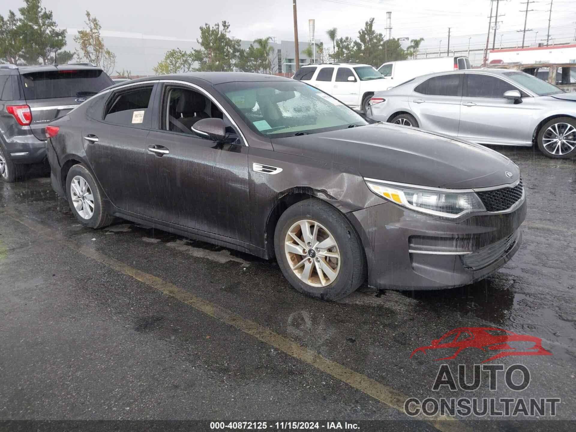 KIA OPTIMA 2018 - KNAGT4L37J5233670
