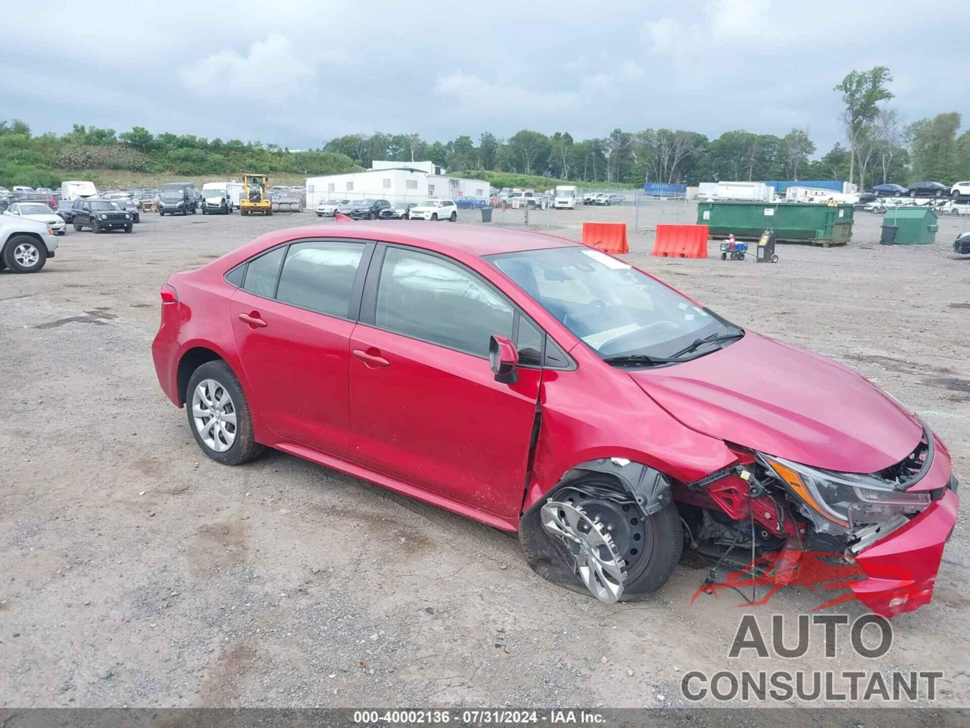 TOYOTA COROLLA 2020 - JTDEPRAE2LJ053085