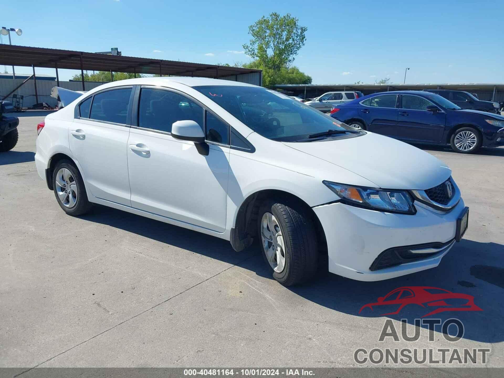 HONDA CIVIC 2013 - 2HGFB2F5XDH561585